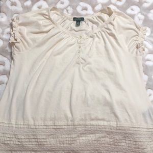 Beige Ralph Lauren shirt